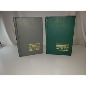 Collier's Junior Classics THE YOUNG FOLKS SHELF OF BOOKS vol 4 & vol 6 from 1962
